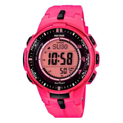 Наручные часы электронные мужские Casio Pro Trek PRW-3000-4B в Оджи