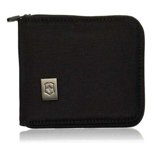 Бумажник Victorinox Tri-Fold Wallet, на молнии, черный, 31172601 в Оджи
