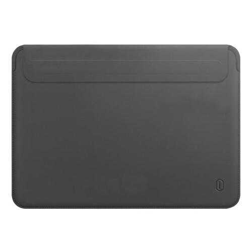 Чехол для Macbook Pro 12 Wiwu Skin Pro 2 Leather grey в Оджи