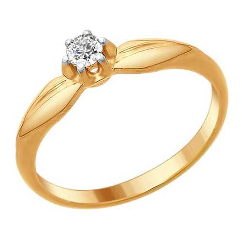 Кольцо женское SOKOLOV из серебра со Swarovski Zirconia 89010087 р.15.5 в Оджи