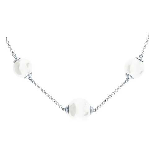 Колье женское серебряное SUNLIGHT S90380-H9W-01 с жемчугом в Оджи