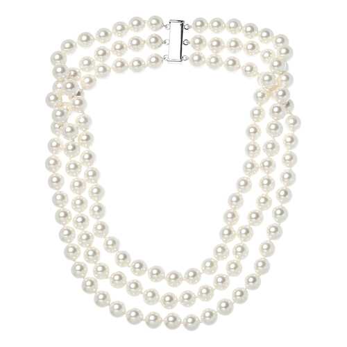 Бусы женские My-bijou 303-1018 белые в Оджи