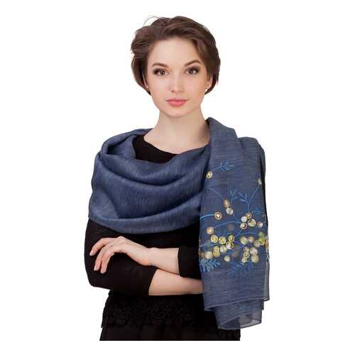 Палантин женский Le Motif Couture YSX02-2 синий в Оджи