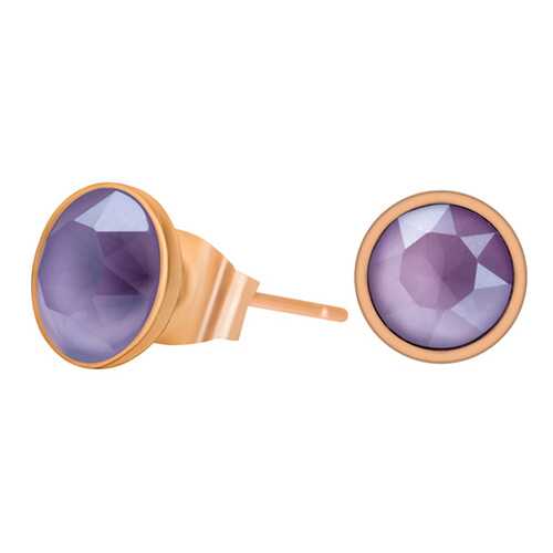 Пусеты женские Fiore Luna SWE298.10 фиолетовые/золотистые в Оджи