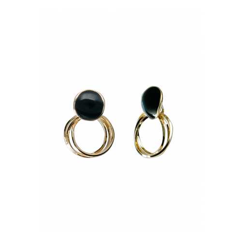Серьги Corona style B006EEH03191-BLACK в Оджи