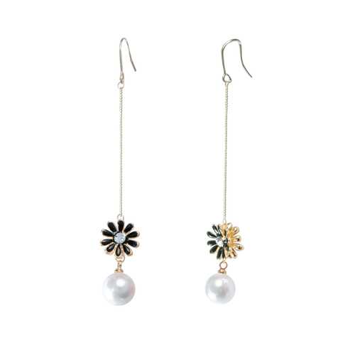 Серьги Corona style B006EEH04634-BLACK-WHITE в Оджи
