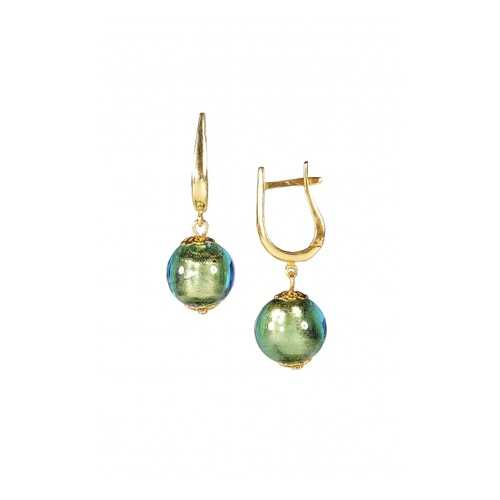 Серьги Perla Grande Oro 09030603 изумрудные в Оджи