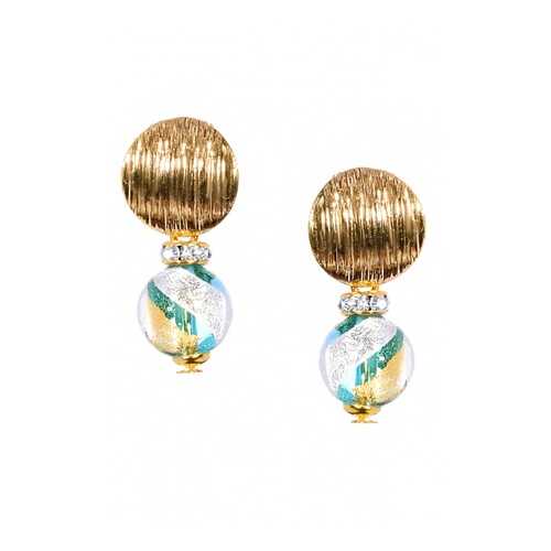 Серьги Perla Metallo Rotondo 09030615 голубые в Оджи