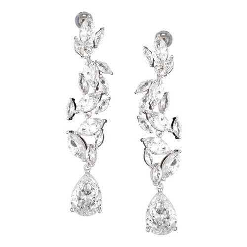 Серьги с прозрачными кристаллами Netincelle 20007940 в Оджи