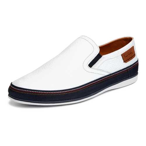 Слипоны мужские Pierre Cardin 710018061 белые/синие 40 RU в Оджи