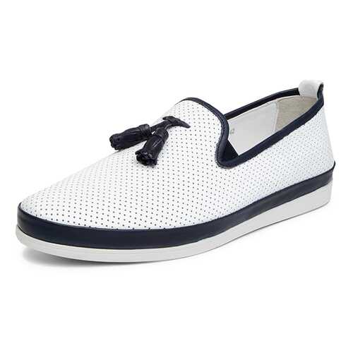 Слипоны мужские Pierre Cardin 91306220 белые/синие 41 RU в Оджи