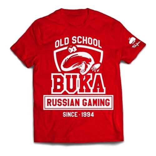 Футболка BUKA OLD SCHOOL красная L в Оджи