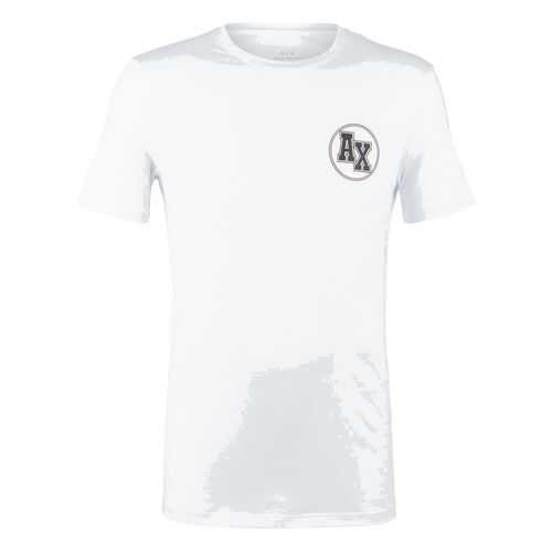 Футболка мужская Armani Exchange 3HZTFE ZJBVZ белая XXL в Оджи