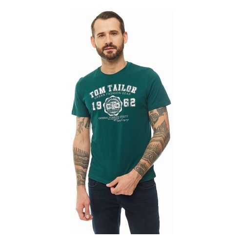 Футболка мужская TOM TAILOR 1008637-15011 зеленая S в Оджи