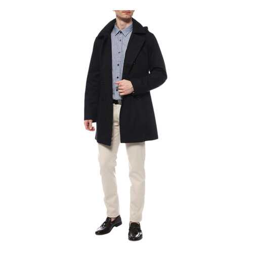 Пальто мужское BOSS BLACK 50413493 синий 50 DE в Оджи