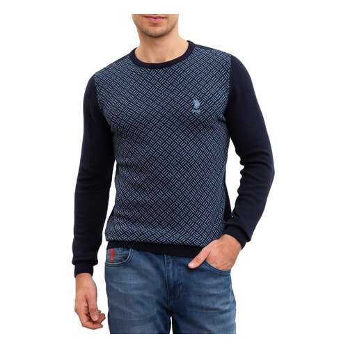 Джемпер мужской U.S. POLO Assn. G081SZ0TK0MESSA синий S в Оджи