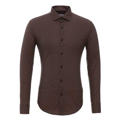 Рубашка мужская BAWER RZ1112082-06 коричневая XXL в Оджи