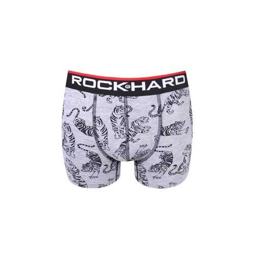 Боксеры мужские ROCKHARD 7003 ROCKHARD боксеры с рисунком (12) серые XXL в Оджи