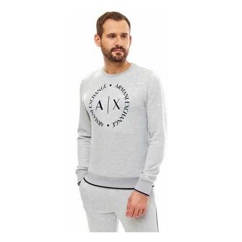 Свитшот мужской Armani Exchange 8NZM87 Z9N1Z серый S в Оджи