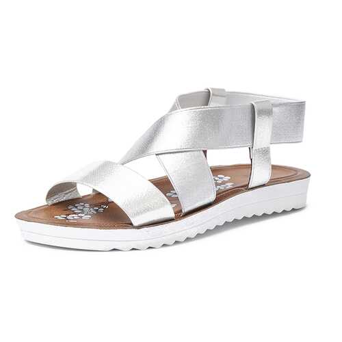 Сандалии женские T.Taccardi Z-308755C серебристые 40 RU в Оджи