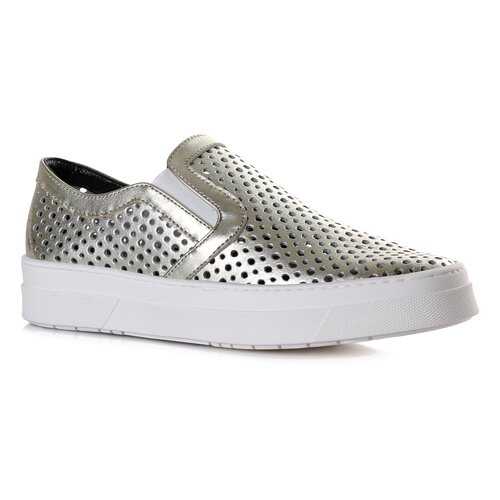 Слипоны женские Studio Pollini SA15093G01T40900 золотистые 37 RU в Оджи