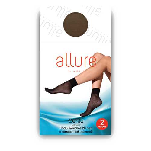 Капроновые носки женские ALLURE ALL CENTA 20 бежевые 23-25 в Оджи