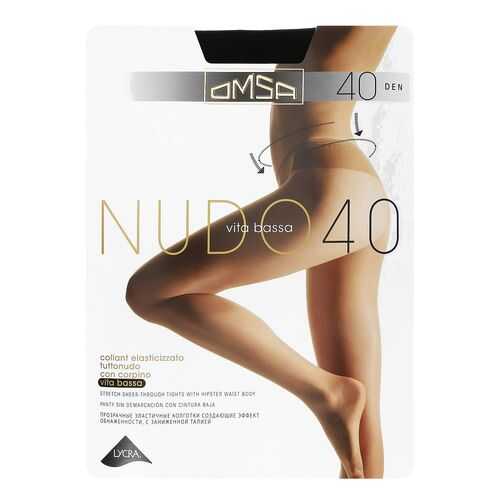 Колготки Omsa NUDO 40 VITA BASSA / Nero (Черный) / 4 (L) в Оджи