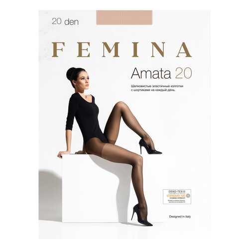 Колготки женские FEMINA AMATA 20 бежевые 3 (M) в Оджи