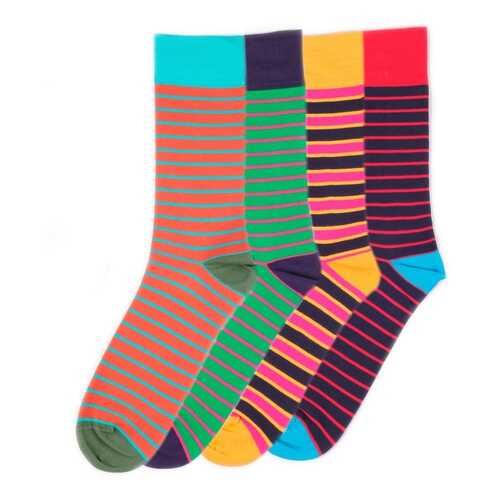 Набор носков Burning heels Horizontal Stripes разноцветный 39-41 в Оджи