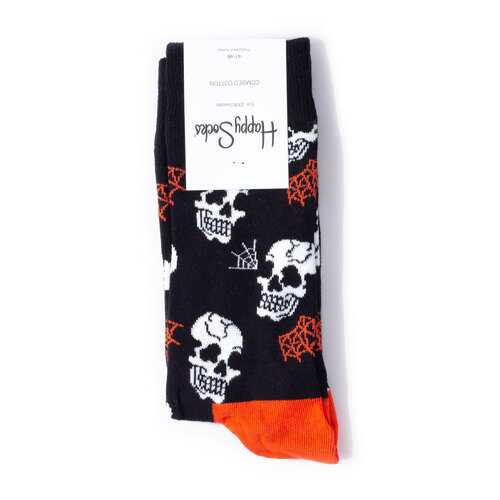 Носки Happy Socks Halloween Skull разноцветные 40-46 в Оджи