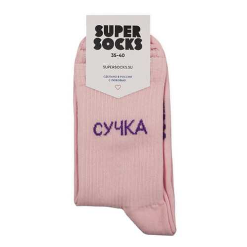 Носки женские Super Socks Suchka розовые 36-40 в Оджи