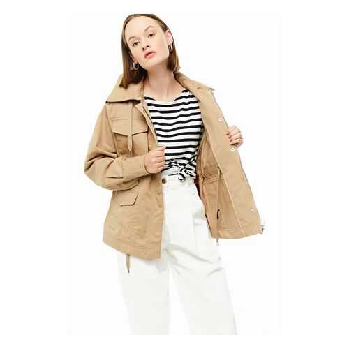 Куртка женская Tommy Hilfiger WW0WW27267 бежевая XS в Оджи
