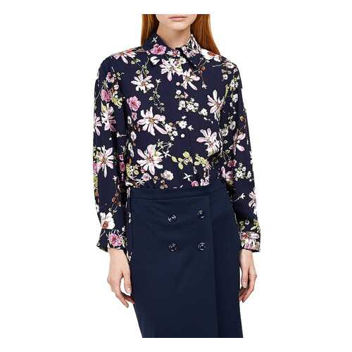 Рубашка женская Alina Assi 15-503-765-DARKBLUE-14 синяя S в Оджи
