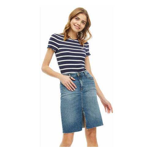 Джемпер женский Tommy Jeans DW0DW06755 002 синий XS в Оджи