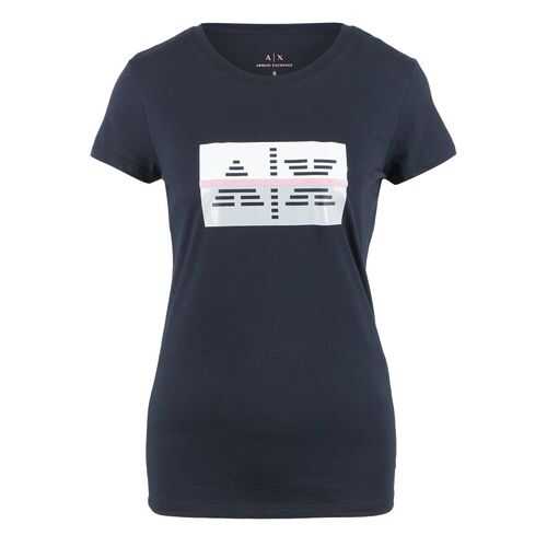 Футболка женская Armani Exchange 3HYTEA YJ16Z синяя S в Оджи