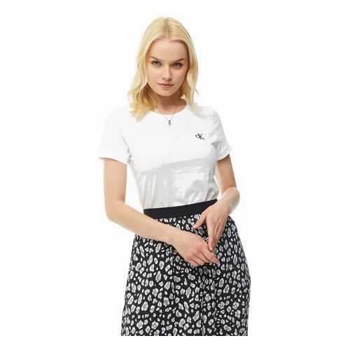 Футболка женская Calvin Klein Jeans J20J212883.YAF0 белая XS в Оджи