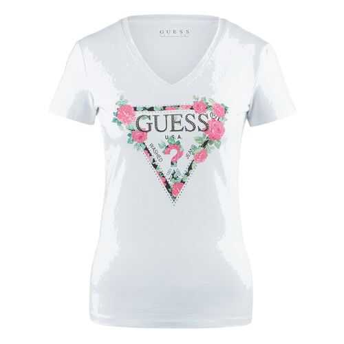 Футболка женская Guess W0YI85-J1300 белая L в Оджи