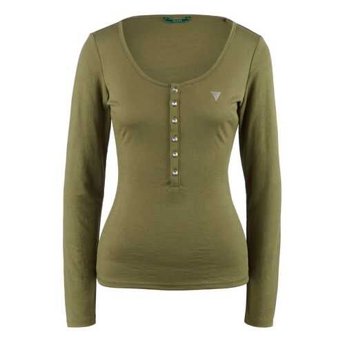 Лонгслив женский Guess W0YP73-K9VM0 хаки L в Оджи
