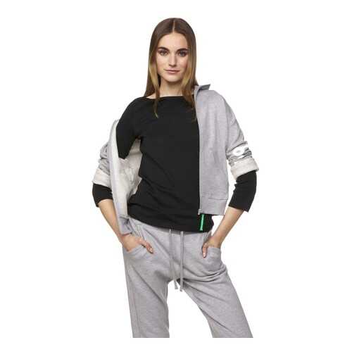 Лонгслив женский United Colors of Benetton 3GA2E16A1_100 черный S в Оджи