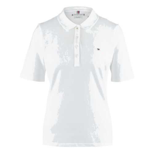 Поло женское Tommy Hilfiger WW0WW28578 белое XS в Оджи