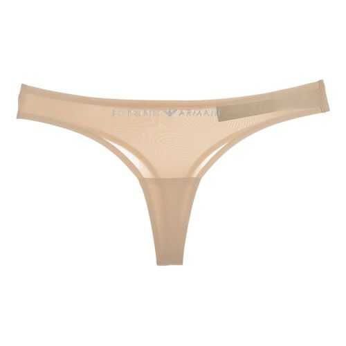 Трусы женские Emporio Armani 162468 0P284 08250 бежевые XS в Оджи